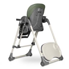 Стільчик для годування з функцією гойдання Lionelo Laurice Green Olive